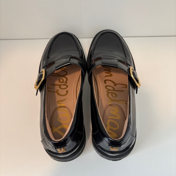 Sam Edelman Elaina Black Loafers 7 - Picture 6 of 11